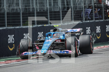 2022-06-17 - 31 OCON Esteban (fra), Alpine F1 Team A522, action during the Formula 1 AWS Grand Prix du Canada 2022, 9th round of the 2022 FIA Formula One World Championship, on the Circuit Gilles Villeneuve, from June 17 to 19, 2022 in Montreal, Canada - F1 - CANADIAN GRAND PRIX 2022 - FORMULA 1 - MOTORS