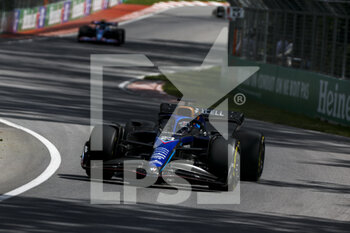 2022-06-17 - 23 ALBON Alexander (tha), Williams Racing FW44, action during the Formula 1 AWS Grand Prix du Canada 2022, 9th round of the 2022 FIA Formula One World Championship, on the Circuit Gilles Villeneuve, from June 17 to 19, 2022 in Montreal, Canada - F1 - CANADIAN GRAND PRIX 2022 - FORMULA 1 - MOTORS