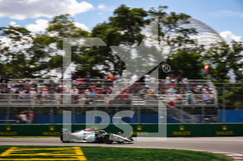 2022-06-17 - 44 HAMILTON Lewis (gbr), Mercedes AMG F1 Team W13, action during the Formula 1 AWS Grand Prix du Canada 2022, 9th round of the 2022 FIA Formula One World Championship, on the Circuit Gilles Villeneuve, from June 17 to 19, 2022 in Montreal, Canada - F1 - CANADIAN GRAND PRIX 2022 - FORMULA 1 - MOTORS