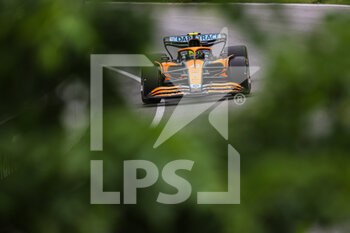 2022-06-17 - 04 NORRIS Lando (gbr), McLaren F1 Team MCL36, action during the Formula 1 AWS Grand Prix du Canada 2022, 9th round of the 2022 FIA Formula One World Championship, on the Circuit Gilles Villeneuve, from June 17 to 19, 2022 in Montreal, Canada - F1 - CANADIAN GRAND PRIX 2022 - FORMULA 1 - MOTORS