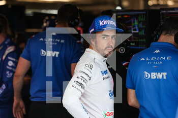 2022-06-17 - ALONSO Fernando (spa), Alpine F1 Team A522, portrait during the Formula 1 AWS Grand Prix du Canada 2022, 9th round of the 2022 FIA Formula One World Championship, on the Circuit Gilles Villeneuve, from June 17 to 19, 2022 in Montreal, Canada - F1 - CANADIAN GRAND PRIX 2022 - FORMULA 1 - MOTORS