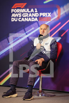 2022-06-18 - TOST Franz (aut), Team Principal of Scuderia AlphaTauri, portrait during the Formula 1 AWS Grand Prix du Canada 2022, 9th round of the 2022 FIA Formula One World Championship, on the Circuit Gilles Villeneuve, from June 17 to 19, 2022 in Montreal, Canada - F1 - CANADIAN GRAND PRIX 2022 - FORMULA 1 - MOTORS