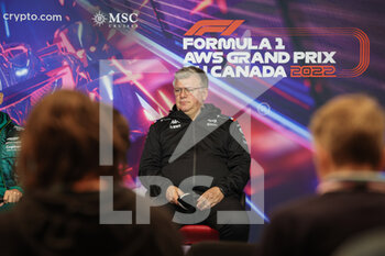 2022-06-18 - SZAFNAUER Otmar, Team Principal of Alpine F1 Team, portrait during the Formula 1 AWS Grand Prix du Canada 2022, 9th round of the 2022 FIA Formula One World Championship, on the Circuit Gilles Villeneuve, from June 17 to 19, 2022 in Montreal, Canada - F1 - CANADIAN GRAND PRIX 2022 - FORMULA 1 - MOTORS