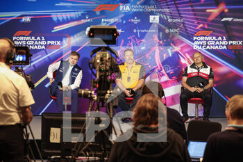 2022-06-18 - CAPITO Jost, Chief Executive Officer of Williams Racing, portrait BROWN Zak (usa), CEO of of McLaren Racing, portrait VASSEUR Frederic (fra), Team Principal of Alfa Romeo F1 Team ORLEN, portrait during the Formula 1 AWS Grand Prix du Canada 2022, 9th round of the 2022 FIA Formula One World Championship, on the Circuit Gilles Villeneuve, from June 17 to 19, 2022 in Montreal, Canada - F1 - CANADIAN GRAND PRIX 2022 - FORMULA 1 - MOTORS