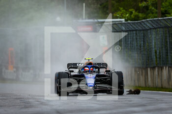 2022-06-18 - 06 LATIFI Nicholas (can), Williams Racing FW44, action hitting a groundhog during the Formula 1 AWS Grand Prix du Canada 2022, 9th round of the 2022 FIA Formula One World Championship, on the Circuit Gilles Villeneuve, from June 17 to 19, 2022 in Montreal, Canada - F1 - CANADIAN GRAND PRIX 2022 - FORMULA 1 - MOTORS
