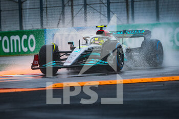 2022-06-18 - 44 HAMILTON Lewis (gbr), Mercedes AMG F1 Team W13, action during the Formula 1 AWS Grand Prix du Canada 2022, 9th round of the 2022 FIA Formula One World Championship, on the Circuit Gilles Villeneuve, from June 17 to 19, 2022 in Montreal, Canada - F1 - CANADIAN GRAND PRIX 2022 - FORMULA 1 - MOTORS