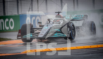 2022-06-18 - RUSSELL George (gbr), Mercedes AMG F1 Team W13, action during the Formula 1 AWS Grand Prix du Canada 2022, 9th round of the 2022 FIA Formula One World Championship, on the Circuit Gilles Villeneuve, from June 17 to 19, 2022 in Montreal, Canada - F1 - CANADIAN GRAND PRIX 2022 - FORMULA 1 - MOTORS