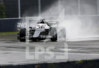 2022-06-18 - 10 GASLY Pierre (fra), Scuderia AlphaTauri AT03, action during the Formula 1 AWS Grand Prix du Canada 2022, 9th round of the 2022 FIA Formula One World Championship, on the Circuit Gilles Villeneuve, from June 17 to 19, 2022 in Montreal, Canada - F1 - CANADIAN GRAND PRIX 2022 - FORMULA 1 - MOTORS
