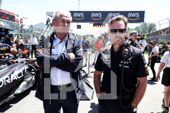 2022-06-19 - MARKO Helmut (aut), Drivers’ Manager of Red Bull Racing, portrait HORNER Christian (gbr), Team Principal of Red Bull Racing, portrait during the Formula 1 AWS Grand Prix du Canada 2022, 9th round of the 2022 FIA Formula One World Championship, on the Circuit Gilles Villeneuve, from June 17 to 19, 2022 in Montreal, Canada - F1 - CANADIAN GRAND PRIX 2022 - RACE - FORMULA 1 - MOTORS