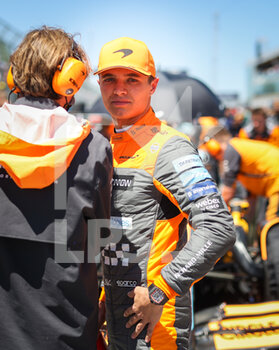2022-06-19 - NORRIS Lando (gbr), McLaren F1 Team MCL36, portrait starting grid, grille de depart, during the Formula 1 AWS Grand Prix du Canada 2022, 9th round of the 2022 FIA Formula One World Championship, on the Circuit Gilles Villeneuve, from June 17 to 19, 2022 in Montreal, Canada - F1 - CANADIAN GRAND PRIX 2022 - RACE - FORMULA 1 - MOTORS