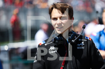 2022-06-19 - PIASTRI Oscar (aus), Reserve Driver of Alpine F1 Team, portrait during the Formula 1 AWS Grand Prix du Canada 2022, 9th round of the 2022 FIA Formula One World Championship, on the Circuit Gilles Villeneuve, from June 17 to 19, 2022 in Montreal, Canada - F1 - CANADIAN GRAND PRIX 2022 - RACE - FORMULA 1 - MOTORS