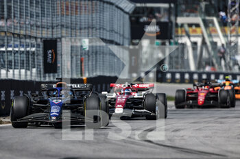 2022-06-19 - 23 ALBON Alexander (tha), Williams Racing FW44, action during the Formula 1 AWS Grand Prix du Canada 2022, 9th round of the 2022 FIA Formula One World Championship, on the Circuit Gilles Villeneuve, from June 17 to 19, 2022 in Montreal, Canada - F1 - CANADIAN GRAND PRIX 2022 - RACE - FORMULA 1 - MOTORS