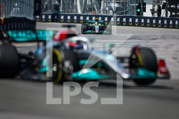 2022-06-19 - 44 HAMILTON Lewis (gbr), Mercedes AMG F1 Team W13, 63 RUSSELL George (gbr), Mercedes AMG F1 Team W13, action during the Formula 1 AWS Grand Prix du Canada 2022, 9th round of the 2022 FIA Formula One World Championship, on the Circuit Gilles Villeneuve, from June 17 to 19, 2022 in Montreal, Canada - F1 - CANADIAN GRAND PRIX 2022 - RACE - FORMULA 1 - MOTORS