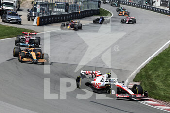 2022-06-19 - 47 SCHUMACHER Mick (ger), Haas F1 Team VF-22 Ferrari, action during the Formula 1 AWS Grand Prix du Canada 2022, 9th round of the 2022 FIA Formula One World Championship, on the Circuit Gilles Villeneuve, from June 17 to 19, 2022 in Montreal, Canada - F1 - CANADIAN GRAND PRIX 2022 - RACE - FORMULA 1 - MOTORS