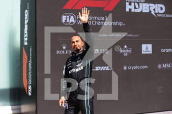 2022-06-19 - HAMILTON Lewis (gbr), Mercedes AMG F1 Team W13, portrait during the Formula 1 AWS Grand Prix du Canada 2022, 9th round of the 2022 FIA Formula One World Championship, on the Circuit Gilles Villeneuve, from June 17 to 19, 2022 in Montreal, Canada - F1 - CANADIAN GRAND PRIX 2022 - RACE - FORMULA 1 - MOTORS