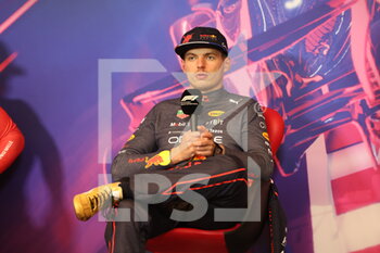 2022-06-19 - VERSTAPPEN Max (ned), Red Bull Racing RB18, portrait press conference during the Formula 1 AWS Grand Prix du Canada 2022, 9th round of the 2022 FIA Formula One World Championship, on the Circuit Gilles Villeneuve, from June 17 to 19, 2022 in Montreal, Canada - F1 - CANADIAN GRAND PRIX 2022 - RACE - FORMULA 1 - MOTORS