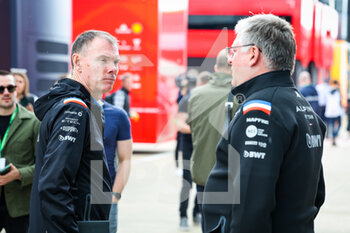 2022-07-01 - PERMANE Alan (gbr), Trackside Operations Director of Alpine F1 Team, SZAFNAUER Otmar, Team Principal of Alpine F1 Team, portrait during the Formula 1 Lenovo British Grand Prix 2022, 10th round of the 2022 FIA Formula One World Championship, on the Silverstone Circuit, from July 1 to 3, 2022 in Silverstone, United Kingdom - F1 - BRITISH GRAND PRIX 2022 - FORMULA 1 - MOTORS