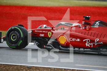 2022-07-01 - 16 LECLERC Charles (mco), Scuderia Ferrari F1-75, action during the Formula 1 Lenovo British Grand Prix 2022, 10th round of the 2022 FIA Formula One World Championship, on the Silverstone Circuit, from July 1 to 3, 2022 in Silverstone, United Kingdom - F1 - BRITISH GRAND PRIX 2022 - FORMULA 1 - MOTORS