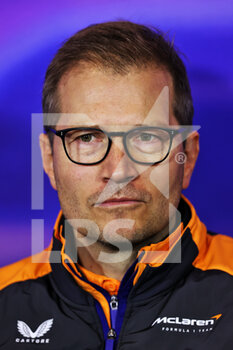 2022-07-02 - SEIDL Andreas, Team Principal of McLaren F1 Team, portrait press conference during the Formula 1 Lenovo British Grand Prix 2022, 10th round of the 2022 FIA Formula One World Championship, on the Silverstone Circuit, from July 1 to 3, 2022 in Silverstone, United Kingdom - F1 - BRITISH GRAND PRIX 2022 - FORMULA 1 - MOTORS