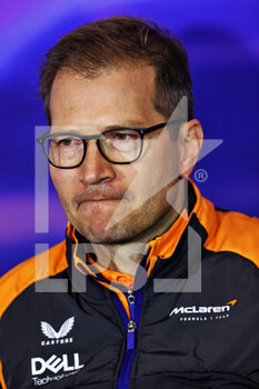 2022-07-02 - SEIDL Andreas, Team Principal of McLaren F1 Team, portrait press conference during the Formula 1 Lenovo British Grand Prix 2022, 10th round of the 2022 FIA Formula One World Championship, on the Silverstone Circuit, from July 1 to 3, 2022 in Silverstone, United Kingdom - F1 - BRITISH GRAND PRIX 2022 - FORMULA 1 - MOTORS