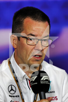 2022-07-02 - ELLIOTT Mike, Technology Director of Mercedes AMG F1 Team, portrait press conference during the Formula 1 Lenovo British Grand Prix 2022, 10th round of the 2022 FIA Formula One World Championship, on the Silverstone Circuit, from July 1 to 3, 2022 in Silverstone, United Kingdom - F1 - BRITISH GRAND PRIX 2022 - FORMULA 1 - MOTORS