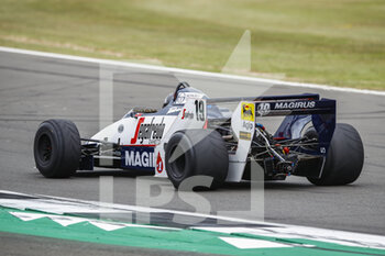 2022-07-02 - Toleman TG 183B Hart during the Formula 1 Lenovo British Grand Prix 2022, 10th round of the 2022 FIA Formula One World Championship, on the Silverstone Circuit, from July 1 to 3, 2022 in Silverstone, United Kingdom - F1 - BRITISH GRAND PRIX 2022 - FORMULA 1 - MOTORS