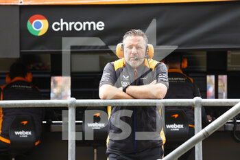 2022-07-02 - BROWN Zak (usa), CEO of of McLaren Racing, portrait during the Formula 1 Lenovo British Grand Prix 2022, 10th round of the 2022 FIA Formula One World Championship, on the Silverstone Circuit, from July 1 to 3, 2022 in Silverstone, United Kingdom - F1 - BRITISH GRAND PRIX 2022 - FORMULA 1 - MOTORS