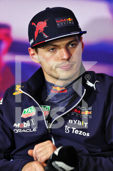 2022-07-02 - VERSTAPPEN Max (ned), Red Bull Racing RB18, portraitpress conference during the Formula 1 Lenovo British Grand Prix 2022, 10th round of the 2022 FIA Formula One World Championship, on the Silverstone Circuit, from July 1 to 3, 2022 in Silverstone, United Kingdom - F1 - BRITISH GRAND PRIX 2022 - FORMULA 1 - MOTORS
