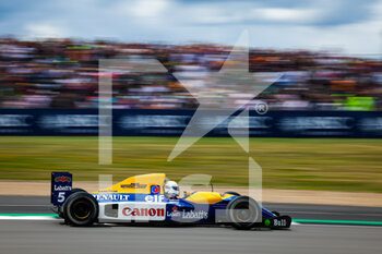 2022-07-03 - VETTEL Sebastian (ger), in action at the wheel of the 1992 Williams FW14B of Nigel Mansell, during the Formula 1 Lenovo British Grand Prix 2022, 10th round of the 2022 FIA Formula One World Championship, on the Silverstone Circuit, from July 1 to 3, 2022 in Silverstone, United Kingdom - F1 - BRITISH GRAND PRIX 2022 - RACE - FORMULA 1 - MOTORS