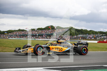 2022-07-03 - 03 RICCIARDO Daniel (aus), McLaren F1 Team MCL36, action during the Formula 1 Lenovo British Grand Prix 2022, 10th round of the 2022 FIA Formula One World Championship, on the Silverstone Circuit, from July 1 to 3, 2022 in Silverstone, United Kingdom - F1 - BRITISH GRAND PRIX 2022 - RACE - FORMULA 1 - MOTORS