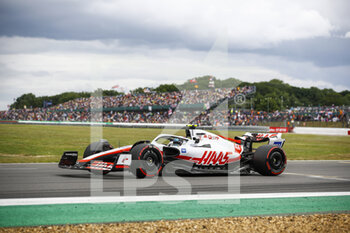 2022-07-03 - 47 SCHUMACHER Mick (ger), Haas F1 Team VF-22 Ferrari, action during the Formula 1 Lenovo British Grand Prix 2022, 10th round of the 2022 FIA Formula One World Championship, on the Silverstone Circuit, from July 1 to 3, 2022 in Silverstone, United Kingdom - F1 - BRITISH GRAND PRIX 2022 - RACE - FORMULA 1 - MOTORS