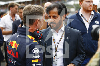 2022-07-03 - BEN SULAYEM Mohammed (uae), President of the FIA, portrait HORNER Christian (gbr), Team Principal of Red Bull Racing, portrait during the Formula 1 Lenovo British Grand Prix 2022, 10th round of the 2022 FIA Formula One World Championship, on the Silverstone Circuit, from July 1 to 3, 2022 in Silverstone, United Kingdom - F1 - BRITISH GRAND PRIX 2022 - RACE - FORMULA 1 - MOTORS