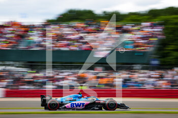 2022-06-30 - 31 OCON Esteban (fra), Alpine F1 Team A522, action during the Formula 1 Lenovo British Grand Prix 2022, 10th round of the 2022 FIA Formula One World Championship, on the Silverstone Circuit, from July 1 to 3, 2022 in Silverstone, United Kingdom - F1 - BRITISH GRAND PRIX 2022 - RACE - FORMULA 1 - MOTORS
