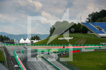2022-07-07 - illustration, track, piste, first corner during the Formula 1 Rolex Grosser Preis Von Osterreich 2022, 2022 Austrian Grand Prix, 11th round of the 2022 FIA Formula One World Championship from July 8 to 10, 2022 on the Red Bull Ring, in Spielberg, Austria - F1 - AUSTRIAN GRAND PRIX 2022 - FORMULA 1 - MOTORS