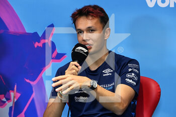 2022-07-07 - ALBON Alexander (tha), Williams Racing FW44, portrait press conference during the Formula 1 Rolex Grosser Preis Von Osterreich 2022, 2022 Austrian Grand Prix, 11th round of the 2022 FIA Formula One World Championship from July 8 to 10, 2022 on the Red Bull Ring, in Spielberg, Austria - F1 - AUSTRIAN GRAND PRIX 2022 - FORMULA 1 - MOTORS
