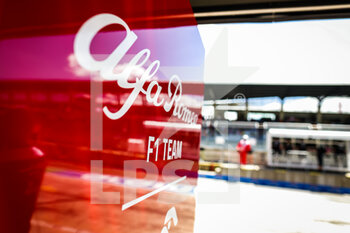 2022-07-08 - Alfa Romeo F1 Team ORLEN, ambiance logo during the Formula 1 Rolex Grosser Preis Von Osterreich 2022, 2022 Austrian Grand Prix, 11th round of the 2022 FIA Formula One World Championship from July 8 to 10, 2022 on the Red Bull Ring, in Spielberg, Austria - F1 - AUSTRIAN GRAND PRIX 2022 - FORMULA 1 - MOTORS