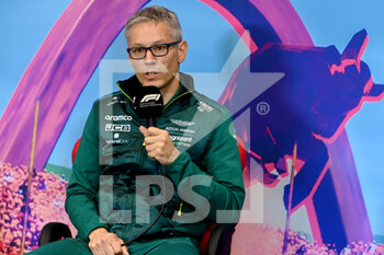 2022-07-09 - Mike Krack, Team Principal, Aston Martin F1, portrait in the team principals Press Conference during the Formula 1 Rolex Grosser Preis Von Osterreich 2022, 2022 Austrian Grand Prix, 11th round of the 2022 FIA Formula One World Championship from July 8 to 10, 2022 on the Red Bull Ring, in Spielberg, Austria - F1 - AUSTRIAN GRAND PRIX 2022 - FORMULA 1 - MOTORS