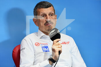 2022-07-09 - Press conference, STEINER Guenther (ita), Team Principal of Haas F1 team, portrait during the Formula 1 Rolex Grosser Preis Von Osterreich 2022, 2022 Austrian Grand Prix, 11th round of the 2022 FIA Formula One World Championship from July 8 to 10, 2022 on the Red Bull Ring, in Spielberg, Austria - F1 - AUSTRIAN GRAND PRIX 2022 - FORMULA 1 - MOTORS