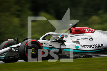 2022-07-09 - 63 RUSSELL George (gbr), Mercedes AMG F1 Team W13, action during the Formula 1 Rolex Grosser Preis Von Osterreich 2022, 2022 Austrian Grand Prix, 11th round of the 2022 FIA Formula One World Championship from July 8 to 10, 2022 on the Red Bull Ring, in Spielberg, Austria - F1 - AUSTRIAN GRAND PRIX 2022 - FORMULA 1 - MOTORS