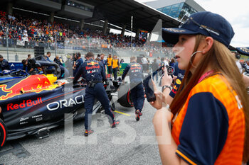 2022-07-09 - starting grid, grille de depart, VERSTAPPEN Max (ned), Red Bull Racing RB18, portrait during the Formula 1 Rolex Grosser Preis Von Osterreich 2022, 2022 Austrian Grand Prix, 11th round of the 2022 FIA Formula One World Championship from July 8 to 10, 2022 on the Red Bull Ring, in Spielberg, Austria - F1 - AUSTRIAN GRAND PRIX 2022 - FORMULA 1 - MOTORS