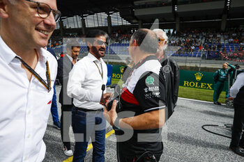 2022-07-09 - BEN SULAYEM Mohammed (uae), President of the FIA, portrait with VASSEUR Frederic (fra), Team Principal of Alfa Romeo F1 Team ORLEN during the Formula 1 Rolex Grosser Preis Von Osterreich 2022, 2022 Austrian Grand Prix, 11th round of the 2022 FIA Formula One World Championship from July 8 to 10, 2022 on the Red Bull Ring, in Spielberg, Austria - F1 - AUSTRIAN GRAND PRIX 2022 - FORMULA 1 - MOTORS