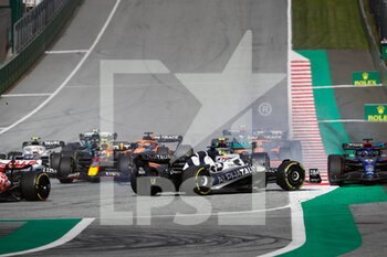 2022-07-09 - 10 GASLY Pierre (fra), Scuderia AlphaTauri AT03, action during the Formula 1 Rolex Grosser Preis Von Osterreich 2022, 2022 Austrian Grand Prix, 11th round of the 2022 FIA Formula One World Championship from July 8 to 10, 2022 on the Red Bull Ring, in Spielberg, Austria - F1 - AUSTRIAN GRAND PRIX 2022 - FORMULA 1 - MOTORS