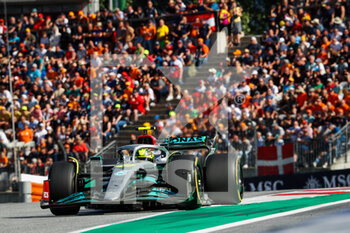 2022-07-09 - 44 HAMILTON Lewis (gbr), Mercedes AMG F1 Team W13, action during the Formula 1 Rolex Grosser Preis Von Osterreich 2022, 2022 Austrian Grand Prix, 11th round of the 2022 FIA Formula One World Championship from July 8 to 10, 2022 on the Red Bull Ring, in Spielberg, Austria - F1 - AUSTRIAN GRAND PRIX 2022 - FORMULA 1 - MOTORS