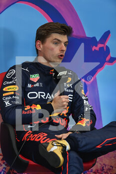 2022-07-09 - VERSTAPPEN Max (ned), Red Bull Racing RB18, portrait, press conference during the Formula 1 Rolex Grosser Preis Von Osterreich 2022, 2022 Austrian Grand Prix, 11th round of the 2022 FIA Formula One World Championship from July 8 to 10, 2022 on the Red Bull Ring, in Spielberg, Austria - F1 - AUSTRIAN GRAND PRIX 2022 - FORMULA 1 - MOTORS