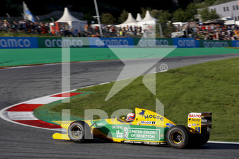 2022-07-09 - Martin Brundle in a Benetton B192 of 1992, action during the Formula 1 Rolex Grosser Preis Von Osterreich 2022, 2022 Austrian Grand Prix, 11th round of the 2022 FIA Formula One World Championship from July 8 to 10, 2022 on the Red Bull Ring, in Spielberg, Austria - F1 - AUSTRIAN GRAND PRIX 2022 - FORMULA 1 - MOTORS