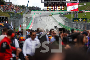 2022-07-10 - illustration starting grid, grille de depart, during the Formula 1 Rolex Grosser Preis Von Osterreich 2022, 2022 Austrian Grand Prix, 11th round of the 2022 FIA Formula One World Championship from July 8 to 10, 2022 on the Red Bull Ring, in Spielberg, Austria - F1 - AUSTRIAN GRAND PRIX 2022 - RACE - FORMULA 1 - MOTORS