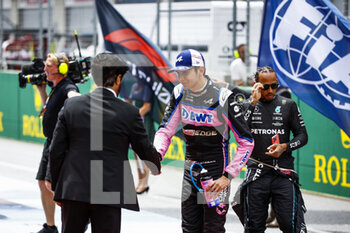 2022-07-10 - BEN SULAYEM Mohammed (uae), President of the FIA, OCON Esteban (fra), Alpine F1 Team A522, portrait during the Formula 1 Rolex Grosser Preis Von Osterreich 2022, 2022 Austrian Grand Prix, 11th round of the 2022 FIA Formula One World Championship from July 8 to 10, 2022 on the Red Bull Ring, in Spielberg, Austria - F1 - AUSTRIAN GRAND PRIX 2022 - RACE - FORMULA 1 - MOTORS