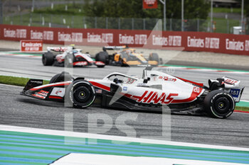 2022-07-10 - 20 MAGNUSSEN Kevin (den), Haas F1 Team VF-22 Ferrari, action during the Formula 1 Rolex Grosser Preis Von Osterreich 2022, 2022 Austrian Grand Prix, 11th round of the 2022 FIA Formula One World Championship from July 8 to 10, 2022 on the Red Bull Ring, in Spielberg, Austria - F1 - AUSTRIAN GRAND PRIX 2022 - RACE - FORMULA 1 - MOTORS