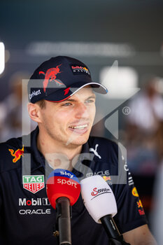 2022-07-21 - VERSTAPPEN Max (ned), Red Bull Racing RB18, portrait interwiew at the Media Pen during the Formula 1 Lenovo Grand Prix de France, French Grand Prix 2022, 12th round of the 2022 FIA Formula One World Championship from July 22 to 24, 2022 on the Circuit Paul Ricard, in Le Castellet, France - F1 - FRENCH GRAND PRIX 2022 - FORMULA 1 - MOTORS