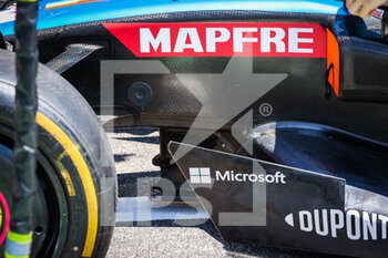 2022-07-22 - Alpine F1 Team A522, mechanical detail during the Formula 1 Lenovo Grand Prix de France, French Grand Prix 2022, 12th round of the 2022 FIA Formula One World Championship from July 22 to 24, 2022 on the Circuit Paul Ricard, in Le Castellet, France - F1 - FRENCH GRAND PRIX 2022 - FORMULA 1 - MOTORS